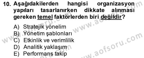 Çağrı Merkezi Yönetimi 2 Dersi 2013 - 2014 Yılı (Final) Dönem Sonu Sınav Soruları 10. Soru