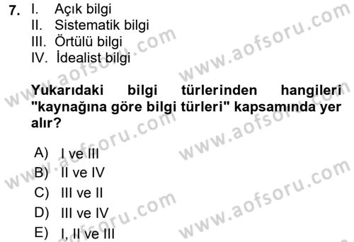 Çağrı Merkezi Yönetimi 2 Dersi 2015 - 2016 Yılı (Final) Dönem Sonu Sınav Soruları 7. Soru