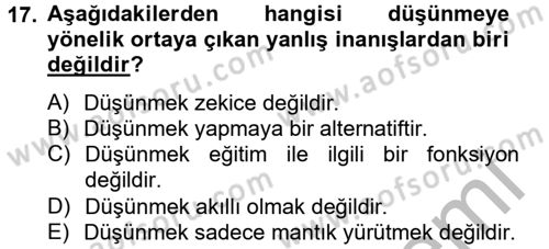 Toplantı Ve Sunu Teknikleri Dersi 2012 - 2013 Yılı (Vize) Ara Sınav Soruları 17. Soru