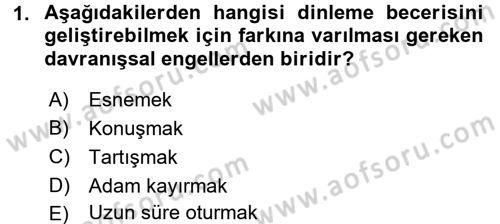 Toplantı Ve Sunu Teknikleri Dersi 2015 - 2016 Yılı (Final) Dönem Sonu Sınav Soruları 1. Soru