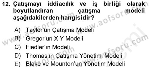 Toplantı Ve Sunu Teknikleri Dersi 2017 - 2018 Yılı 3 Ders Sınav Soruları 12. Soru