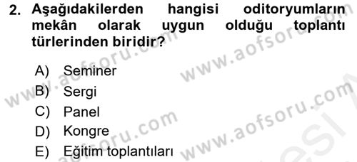 Toplantı Ve Sunu Teknikleri Dersi 2017 - 2018 Yılı 3 Ders Sınav Soruları 2. Soru