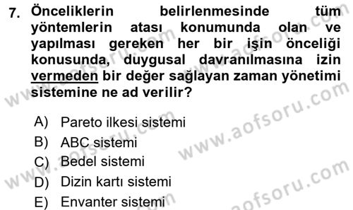 Toplantı Ve Sunu Teknikleri Dersi 2017 - 2018 Yılı 3 Ders Sınav Soruları 7. Soru