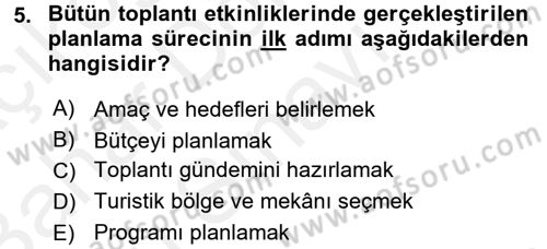 Toplantı Ve Sunu Teknikleri Dersi 2017 - 2018 Yılı (Final) Dönem Sonu Sınav Soruları 5. Soru