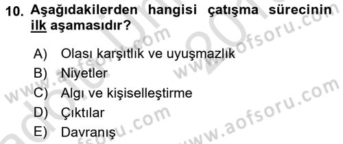 Toplantı Ve Sunu Teknikleri Dersi 2018 - 2019 Yılı 3 Ders Sınav Soruları 10. Soru