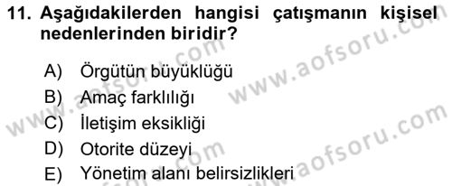 Toplantı Ve Sunu Teknikleri Dersi 2018 - 2019 Yılı 3 Ders Sınav Soruları 11. Soru