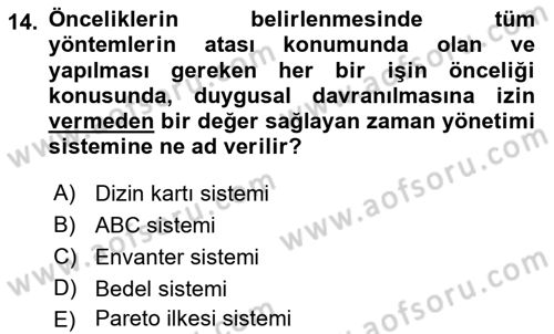 Toplantı Ve Sunu Teknikleri Dersi 2018 - 2019 Yılı 3 Ders Sınav Soruları 14. Soru