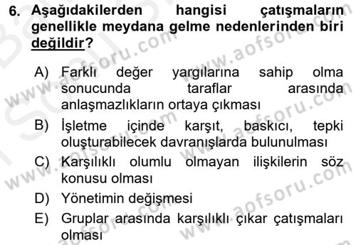 Toplantı Ve Sunu Teknikleri Dersi 2018 - 2019 Yılı (Final) Dönem Sonu Sınav Soruları 6. Soru