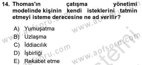 Toplantı Ve Sunu Teknikleri Dersi 2020 - 2021 Yılı Yaz Okulu Sınav Soruları 14. Soru