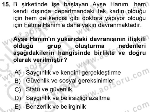 Toplantı Ve Sunu Teknikleri Dersi 2020 - 2021 Yılı Yaz Okulu Sınav Soruları 15. Soru