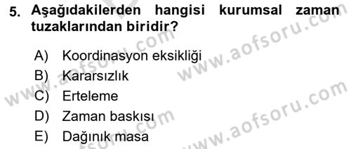 Toplantı Ve Sunu Teknikleri Dersi 2021 - 2022 Yılı (Final) Dönem Sonu Sınav Soruları 5. Soru