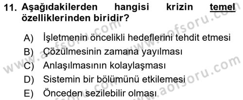Toplantı Ve Sunu Teknikleri Dersi 2021 - 2022 Yılı Yaz Okulu Sınav Soruları 11. Soru