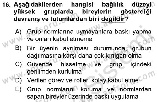 Toplantı Ve Sunu Teknikleri Dersi 2021 - 2022 Yılı Yaz Okulu Sınav Soruları 16. Soru