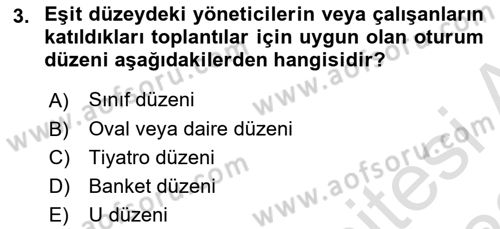 Toplantı Ve Sunu Teknikleri Dersi 2021 - 2022 Yılı Yaz Okulu Sınav Soruları 3. Soru