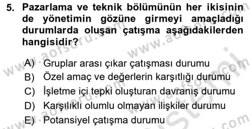 Toplantı Ve Sunu Teknikleri Dersi 2023 - 2024 Yılı (Final) Dönem Sonu Sınav Soruları 5. Soru