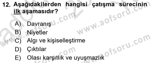 Toplantı Ve Sunu Teknikleri Dersi 2023 - 2024 Yılı Yaz Okulu Sınav Soruları 12. Soru