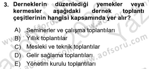 Toplantı Ve Sunu Teknikleri Dersi 2023 - 2024 Yılı Yaz Okulu Sınav Soruları 3. Soru