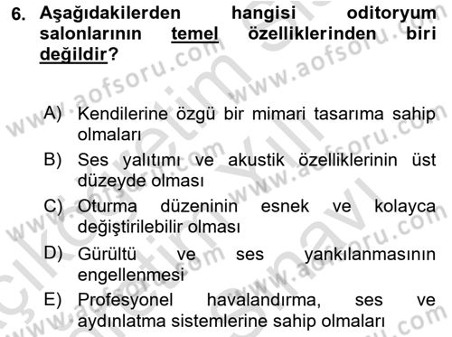 Toplantı Ve Sunu Teknikleri Dersi 2024 - 2025 Yılı (Vize) Ara Sınav Soruları 6. Soru