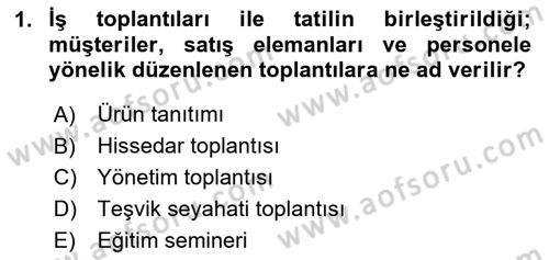 Toplantı Ve Sunu Teknikleri Dersi 2025 - 2026 Yılı (Vize) Ara Sınav Soruları 1. Soru
