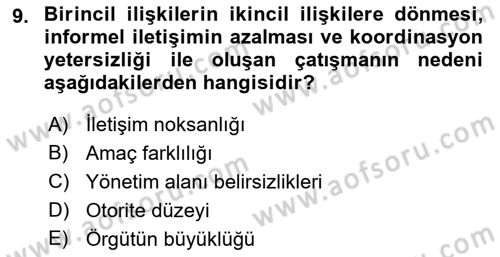 Toplantı Ve Sunu Teknikleri Dersi 2025 - 2026 Yılı (Final) Dönem Sonu Sınav Soruları 9. Soru
