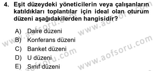 Toplantı Ve Sunu Teknikleri Dersi 2025 - 2026 Yılı Yaz Okulu Sınav Soruları 4. Soru