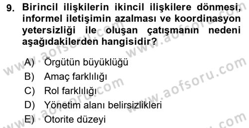 Toplantı Ve Sunu Teknikleri Dersi 2025 - 2026 Yılı Yaz Okulu Sınav Soruları 9. Soru