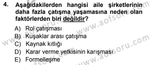 Çatışma ve Stres Yönetimi 1 Dersi 2012 - 2013 Yılı (Vize) Ara Sınav Soruları 4. Soru