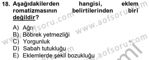 Çatışma ve Stres Yönetimi 2 Dersi 2012 - 2013 Yılı (Final) Dönem Sonu Sınav Soruları 18. Soru