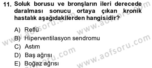 Çatışma ve Stres Yönetimi 2 Dersi 2013 - 2014 Yılı (Vize) Ara Sınav Soruları 11. Soru