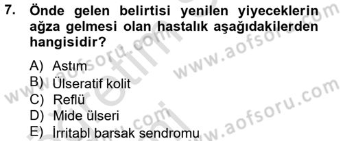 Çatışma ve Stres Yönetimi 2 Dersi 2013 - 2014 Yılı Tek Ders Sınav Soruları 7. Soru