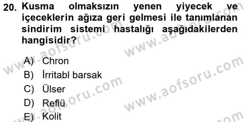 Çatışma ve Stres Yönetimi 2 Dersi 2015 - 2016 Yılı (Vize) Ara Sınav Soruları 20. Soru