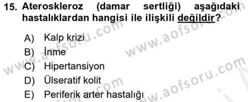 Çatışma ve Stres Yönetimi 2 Dersi 2017 - 2018 Yılı (Vize) Ara Sınav Soruları 15. Soru