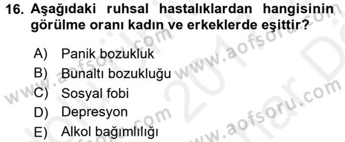 Çatışma ve Stres Yönetimi 2 Dersi 2017 - 2018 Yılı (Vize) Ara Sınav Soruları 16. Soru