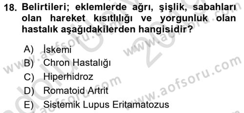 Çatışma ve Stres Yönetimi 2 Dersi 2018 - 2019 Yılı 3 Ders Sınav Soruları 18. Soru
