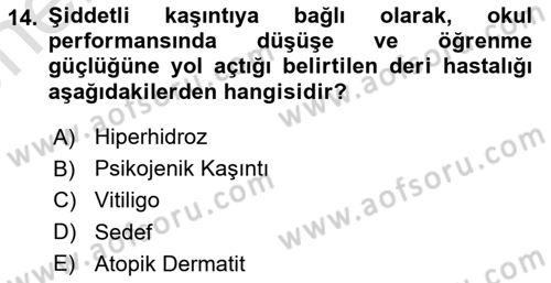Çatışma ve Stres Yönetimi 2 Dersi 2021 - 2022 Yılı (Vize) Ara Sınav Soruları 14. Soru