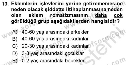 Çatışma ve Stres Yönetimi 2 Dersi 2023 - 2024 Yılı (Vize) Ara Sınav Soruları 13. Soru