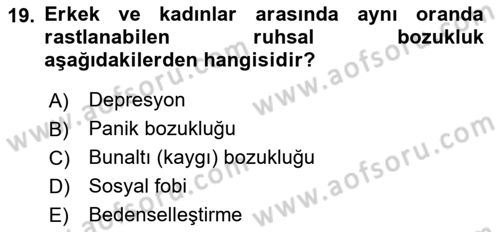 Çatışma ve Stres Yönetimi 2 Dersi 2023 - 2024 Yılı (Vize) Ara Sınav Soruları 19. Soru