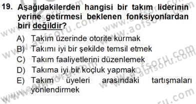 Çağrı Merkezinde Hizmet Dersi Ara Sınavı Deneme Sınav Soruları 19. Soru