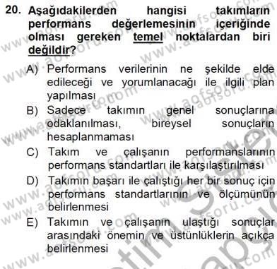 Çağrı Merkezinde Hizmet Dersi Ara Sınavı Deneme Sınav Soruları 20. Soru