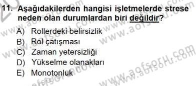 Çağrı Merkezinde Hizmet Dersi 2012 - 2013 Yılı (Final) Dönem Sonu Sınav Soruları 11. Soru