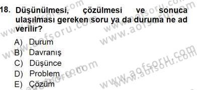 Çağrı Merkezinde Hizmet Dersi 2012 - 2013 Yılı (Final) Dönem Sonu Sınav Soruları 18. Soru