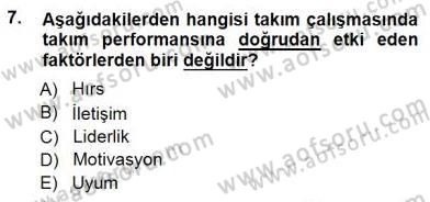 Çağrı Merkezinde Hizmet Dersi 2012 - 2013 Yılı (Final) Dönem Sonu Sınav Soruları 7. Soru