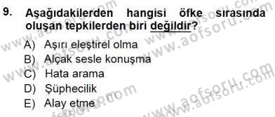 Çağrı Merkezinde Hizmet Dersi 2012 - 2013 Yılı (Final) Dönem Sonu Sınav Soruları 9. Soru