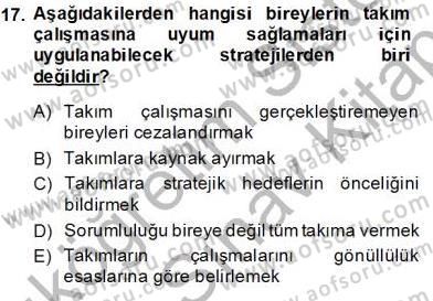 Çağrı Merkezinde Hizmet Dersi Ara Sınavı Deneme Sınav Soruları 17. Soru