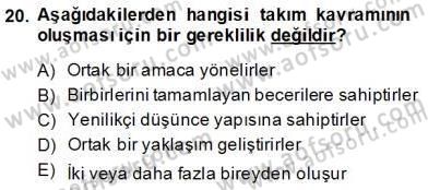 Çağrı Merkezinde Hizmet Dersi Ara Sınavı Deneme Sınav Soruları 20. Soru