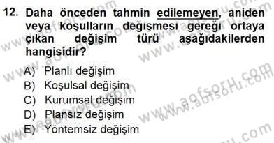 Çağrı Merkezinde Hizmet Dersi 2014 - 2015 Yılı (Vize) Ara Sınav Soruları 12. Soru