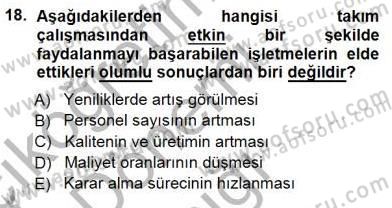 Çağrı Merkezinde Hizmet Dersi Ara Sınavı Deneme Sınav Soruları 18. Soru
