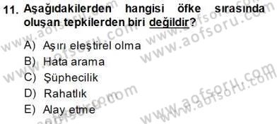 Çağrı Merkezinde Hizmet Dersi 2014 - 2015 Yılı (Final) Dönem Sonu Sınav Soruları 11. Soru