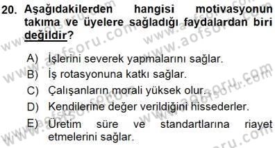 Çağrı Merkezinde Hizmet Dersi Ara Sınavı Deneme Sınav Soruları 20. Soru