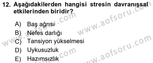 Çağrı Merkezinde Hizmet Dersi 2019 - 2020 Yılı (Final) Dönem Sonu Sınav Soruları 12. Soru